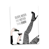 Older, wiser and hotter - Postkarte