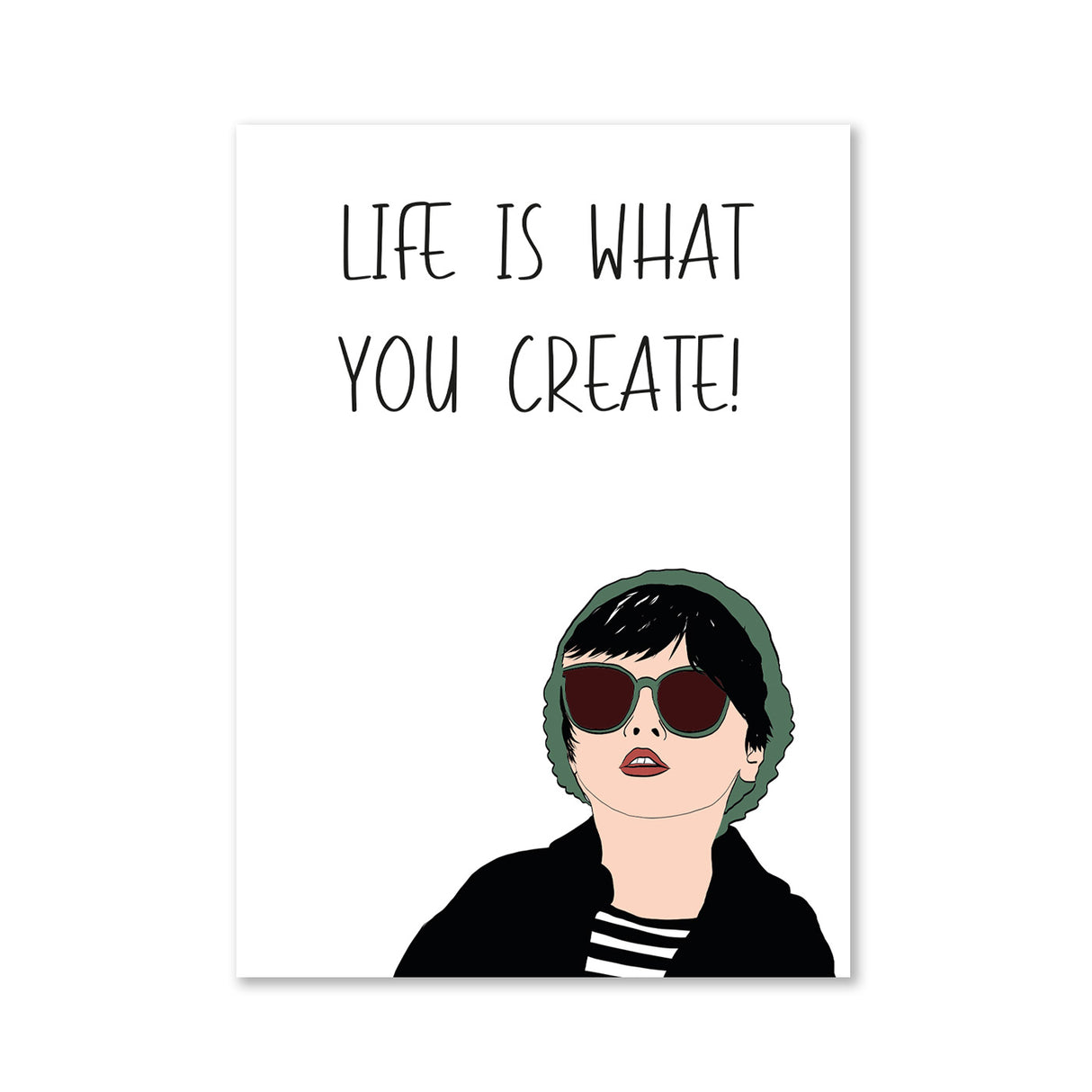 Life is what you create - Magnet