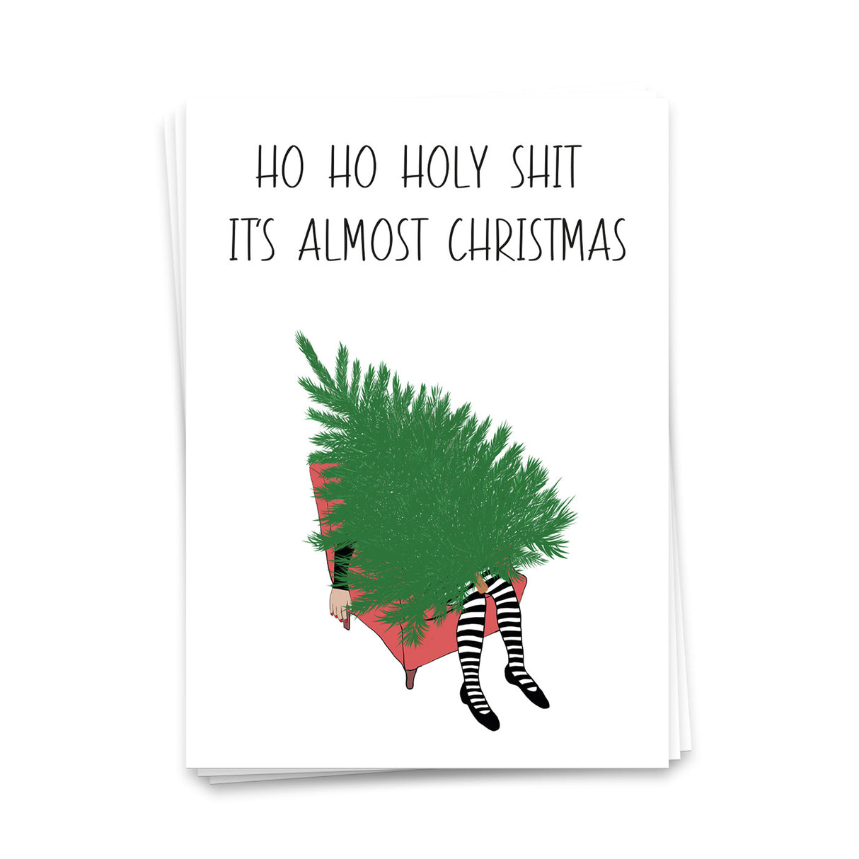 Ho ho holy shit - Weihnachtskarte