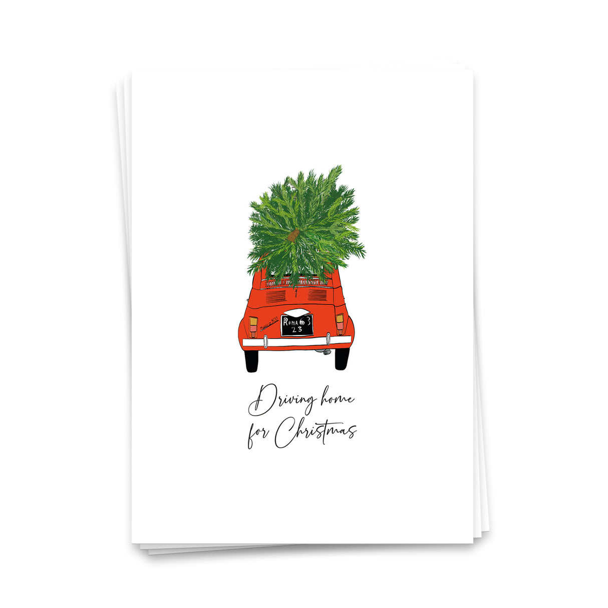 Driving home for christmas - Postkarte