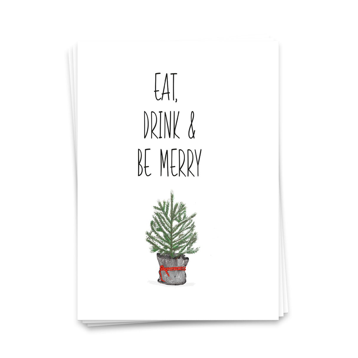 Eat, drink and be merry - Postkarte