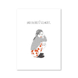 Und du bist? Es wert! - Magnet