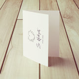 Zur Silberhochzeit alles Liebe - Klappkarte mit Umschlag
