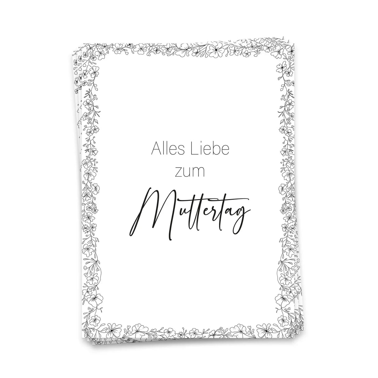 Alles Liebe zum Muttertag - Postkarte