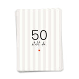 50 steht dir - Postkarte