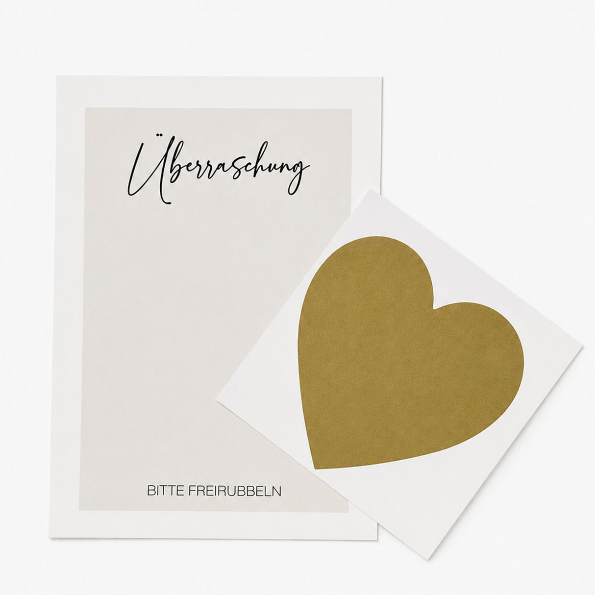 Rubbelkarte Überraschung - Postkarte