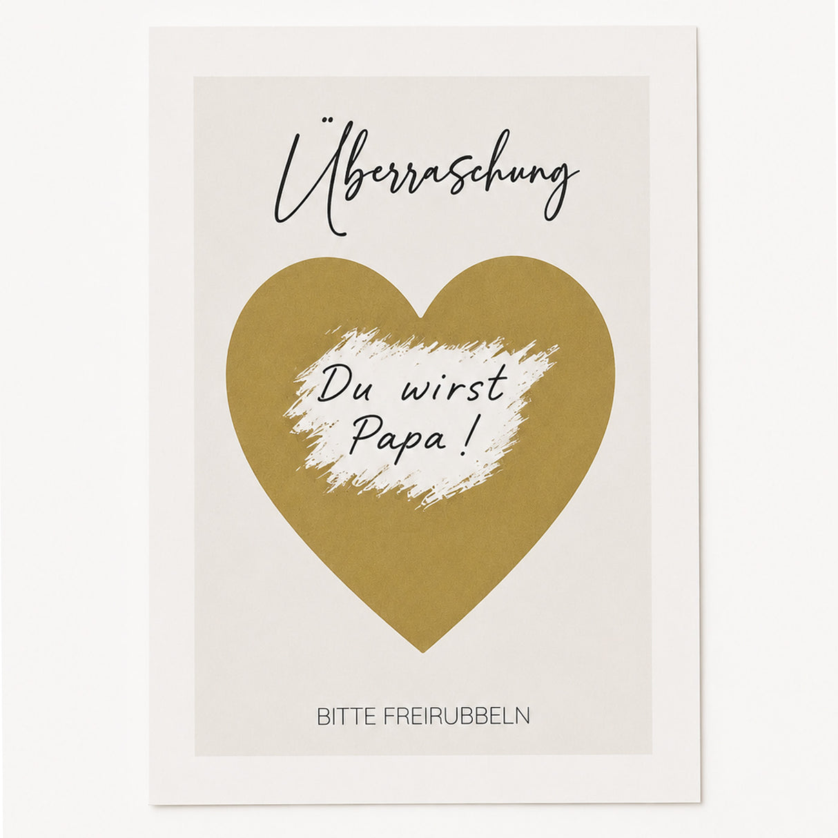 Rubbelkarte Überraschung - Postkarte
