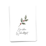 Eine schöne Weihnachtszeit - Weihnachtskarte