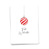 Frohe Weihnachten - Weihnachtskarte