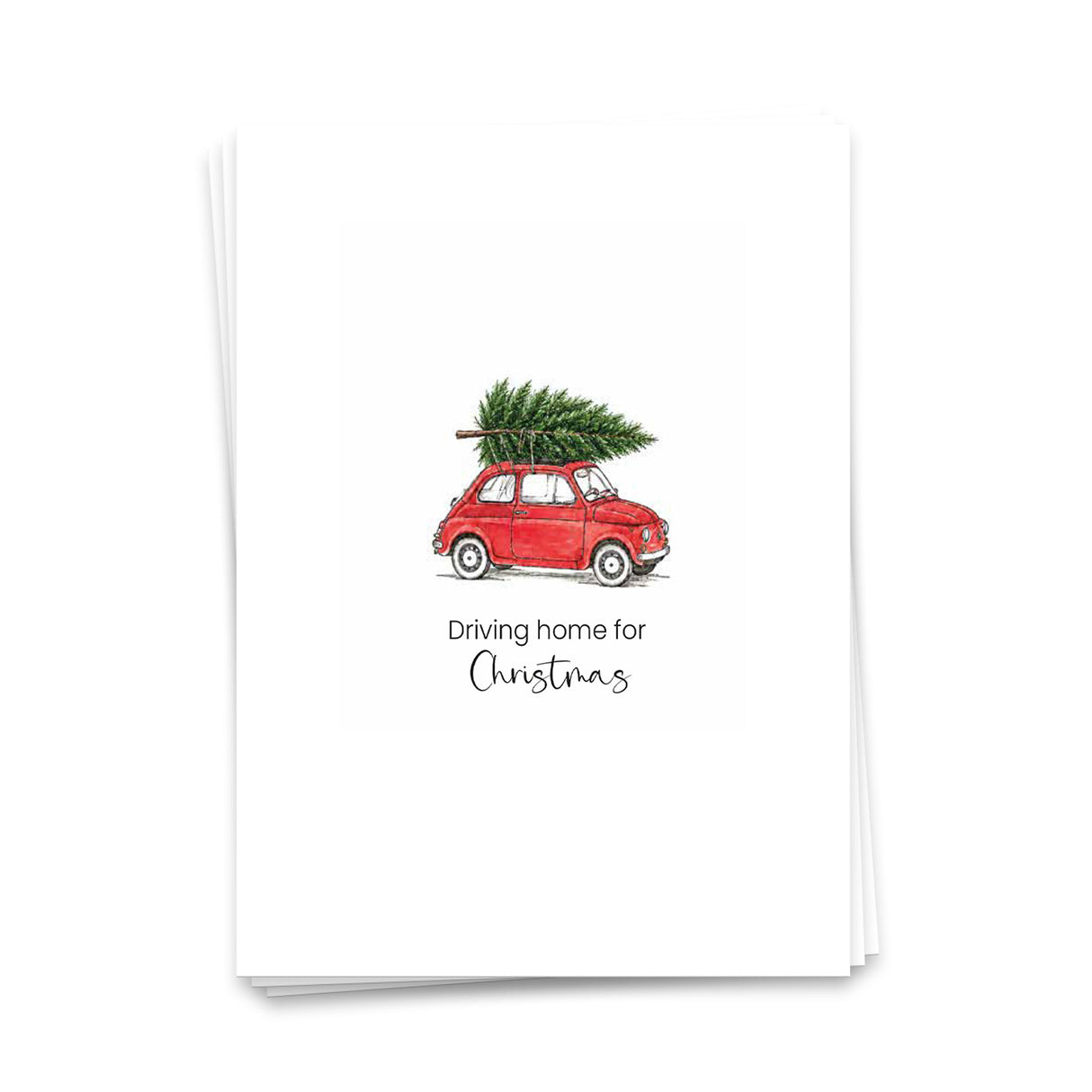 Driving home - Weihnachtskarte