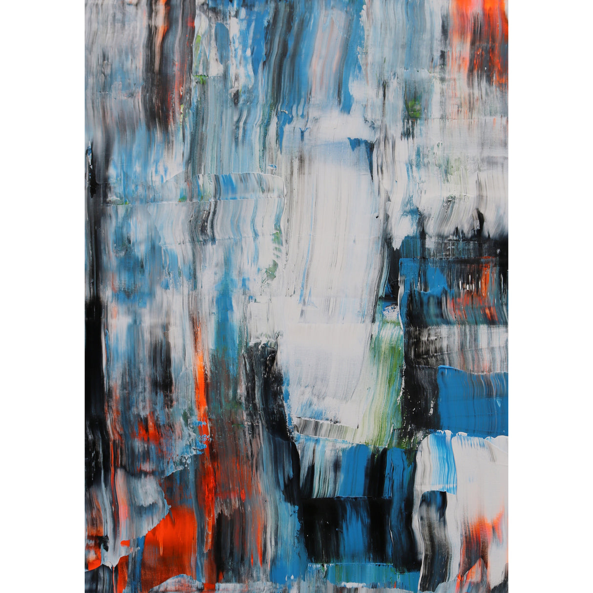 Orange - Acrylbild