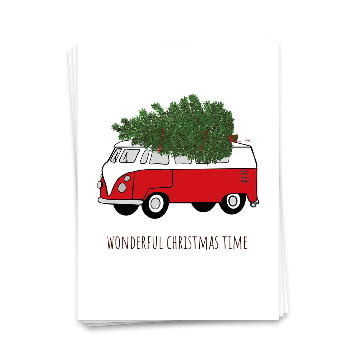 Wonderful christmas time - Weihnachtskarte