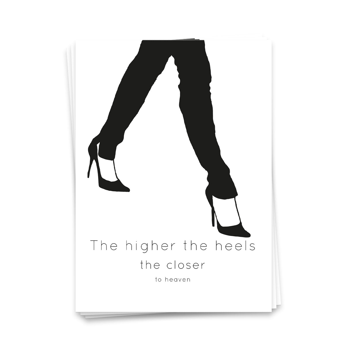 The higher the heels