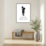 Ich gehe leben, kommst du mit Poster kaufen | Ulrike Wathling