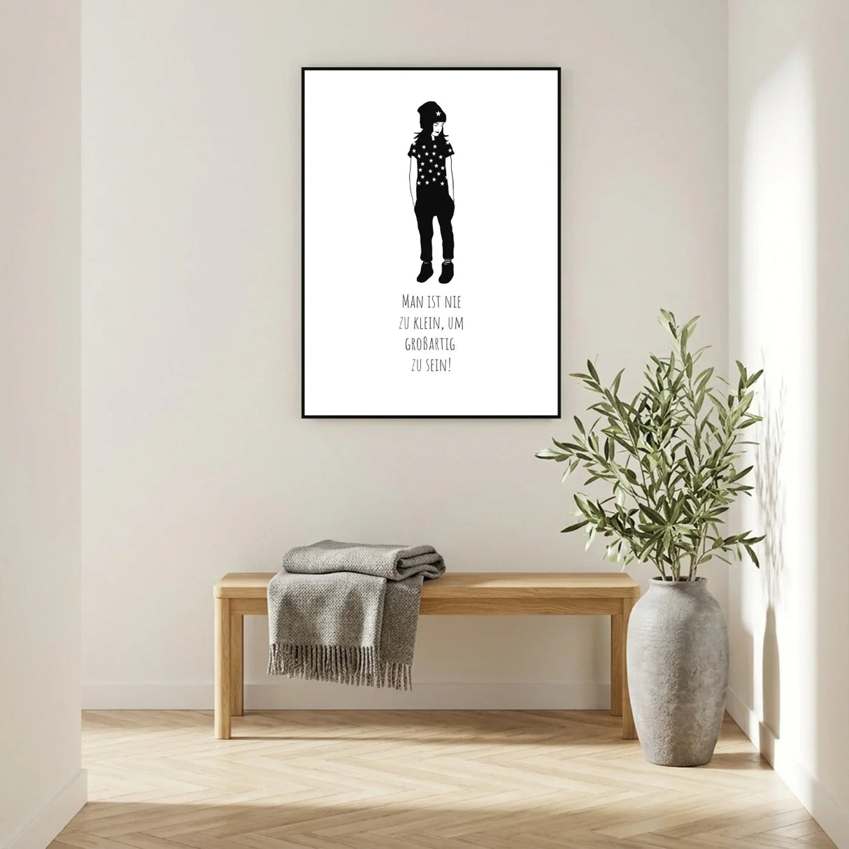 Man ist nie zu klein, um großartig zu sein Poster kaufen | Ulrike Wathling