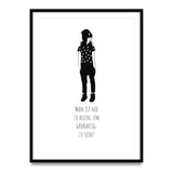 Man ist nie zu klein, um großartig zu sein Poster kaufen | Ulrike Wathling