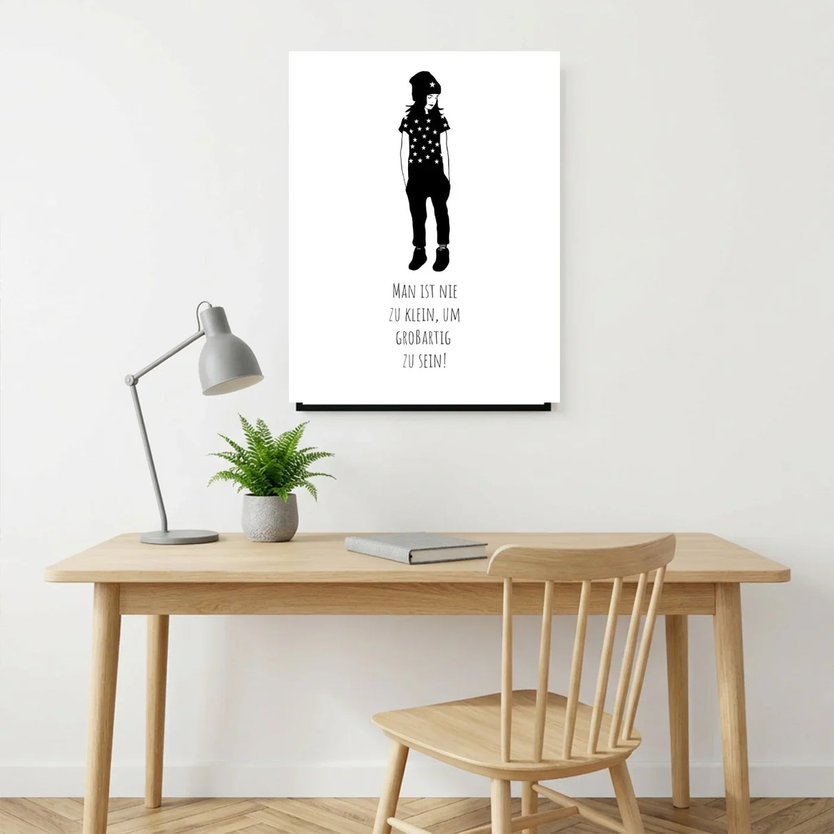 Man ist nie zu klein, um großartig zu sein Poster kaufen | Ulrike Wathling