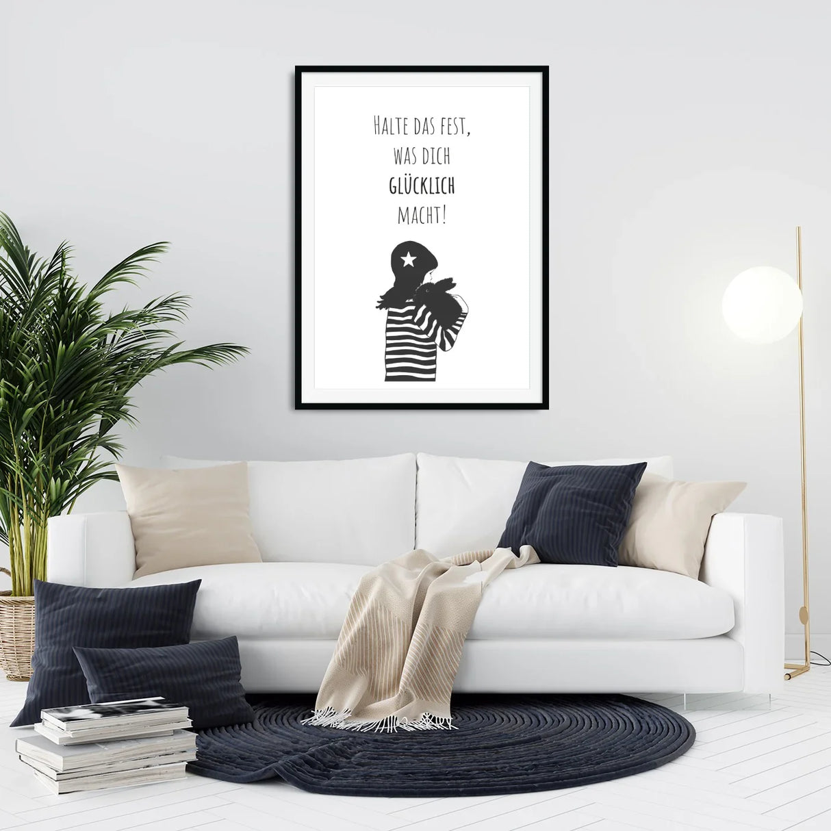Halte das fest, was dich glücklich macht Poster kaufen | Ulrike Wathling
