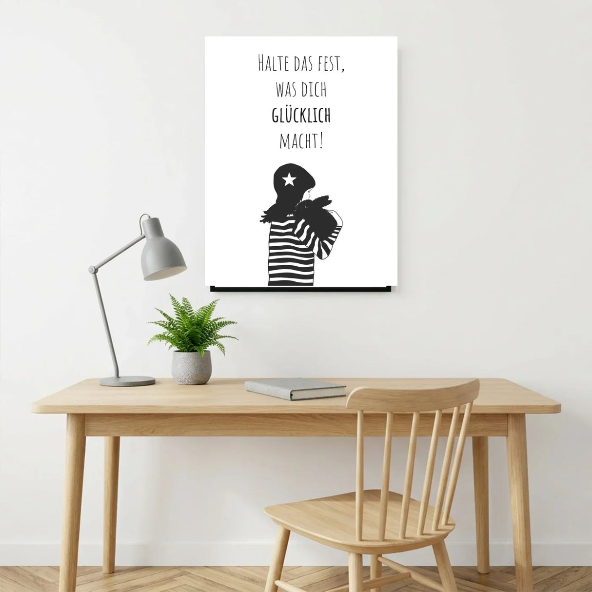 Halte das fest, was dich glücklich macht Poster kaufen | Ulrike Wathling