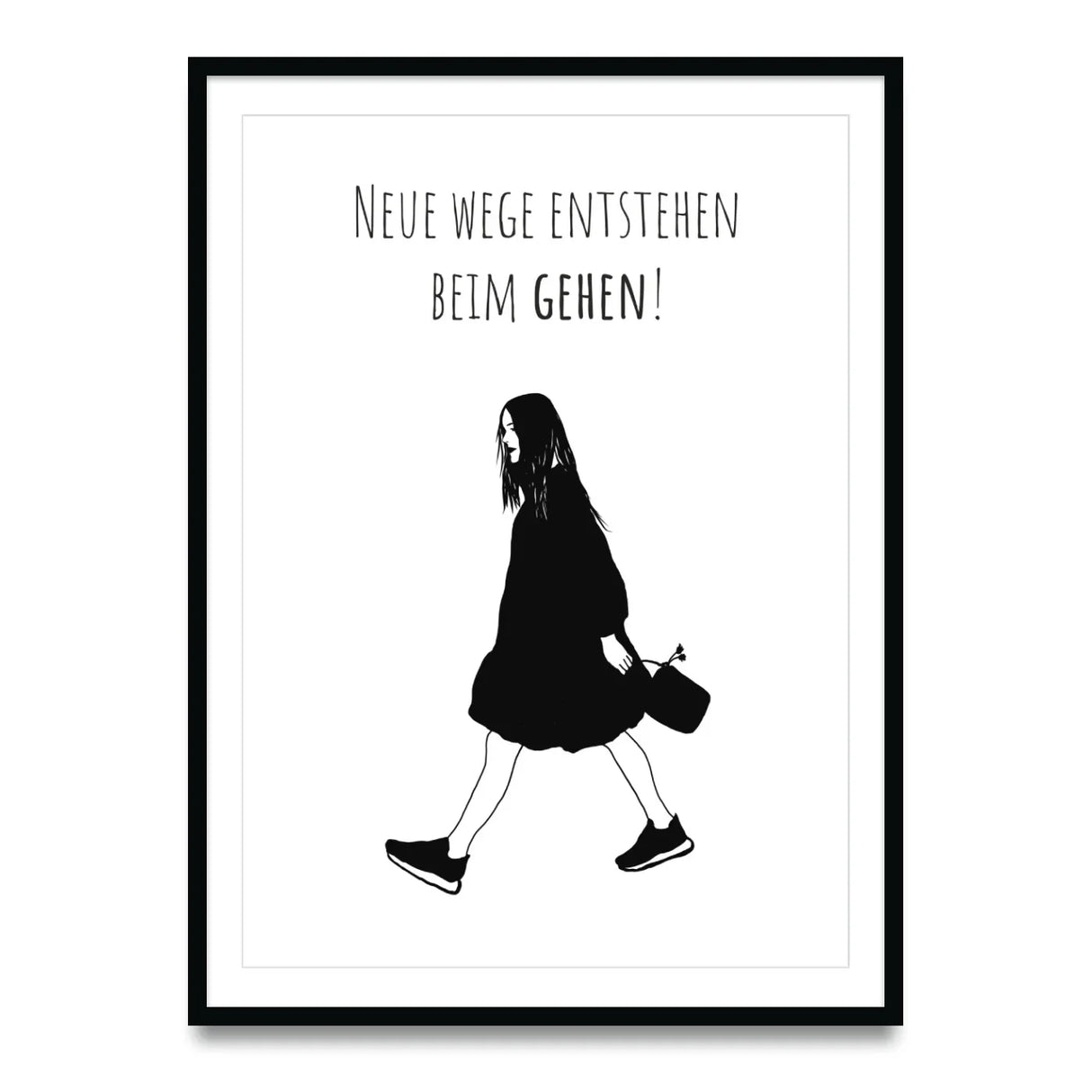 Neue Wege entstehen beim Gehen Poster kaufen | Ulrike Wathling