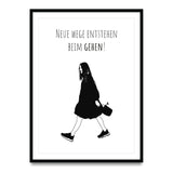 Neue Wege entstehen beim Gehen Poster kaufen | Ulrike Wathling