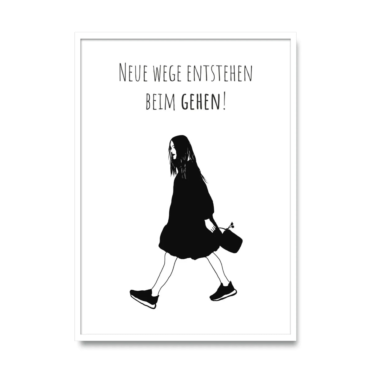 Neue Wege entstehen beim Gehen Poster kaufen | Ulrike Wathling