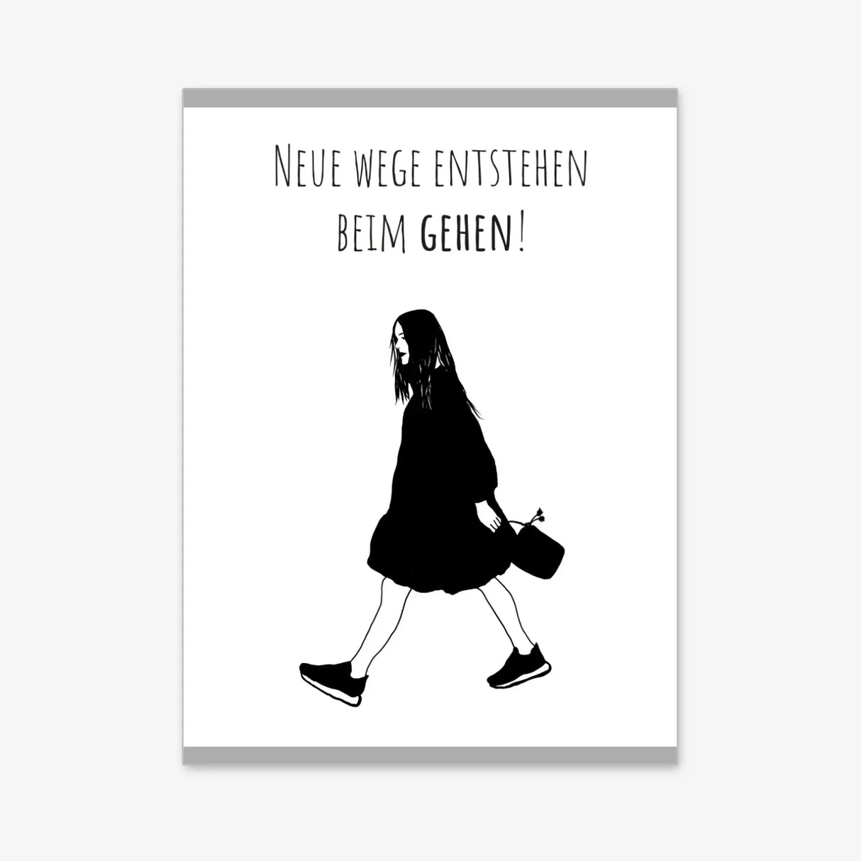 Neue Wege entstehen beim Gehen Poster kaufen | Ulrike Wathling