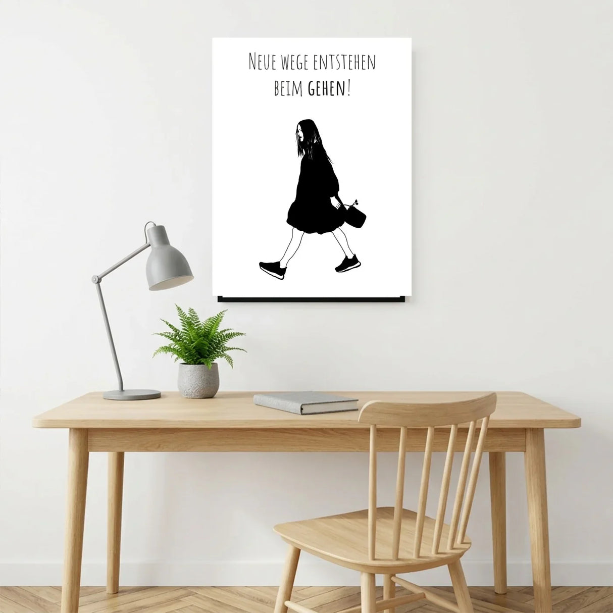 Neue Wege entstehen beim Gehen Poster kaufen | Ulrike Wathling