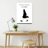 Neue Wege entstehen beim Gehen Poster kaufen | Ulrike Wathling