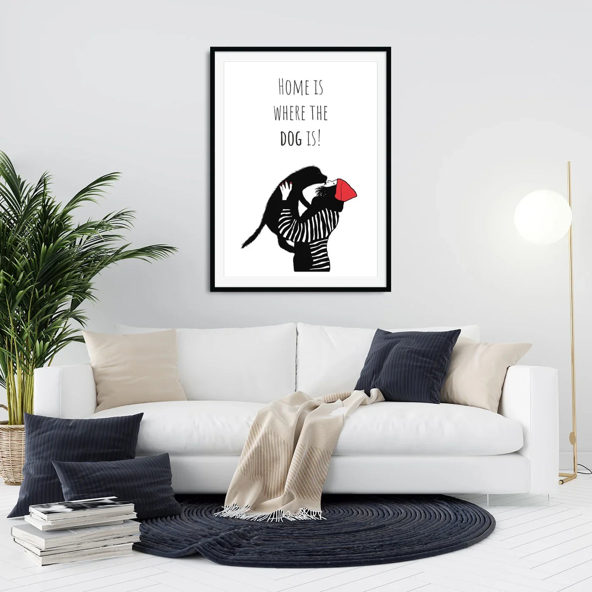 Home is where the dog is Poster kaufen | Ulrike Wathling