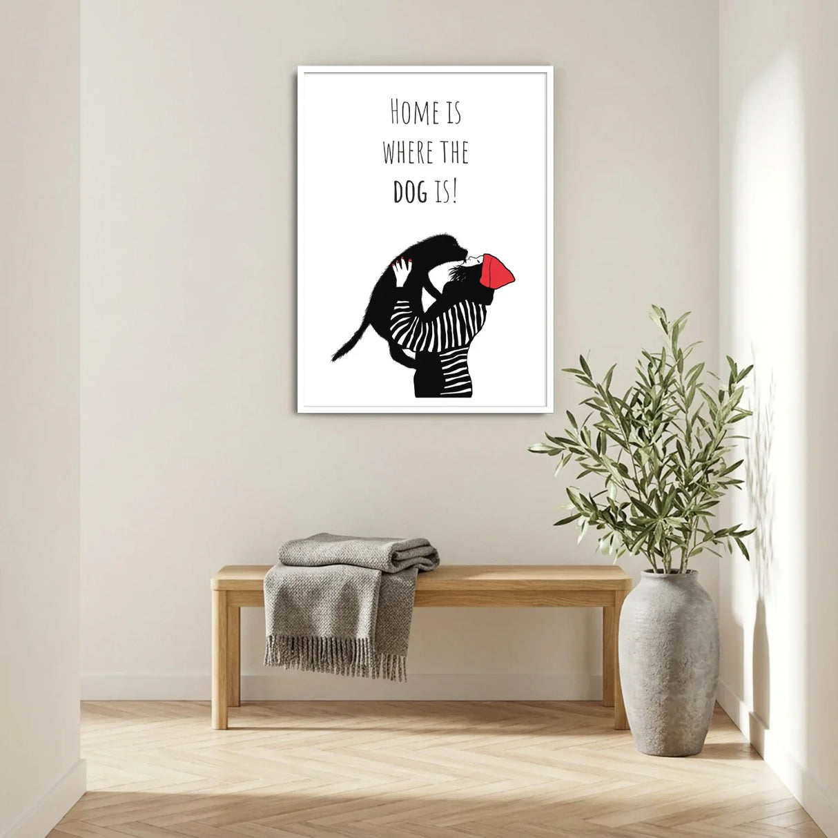 Home is where the dog is Poster kaufen | Ulrike Wathling