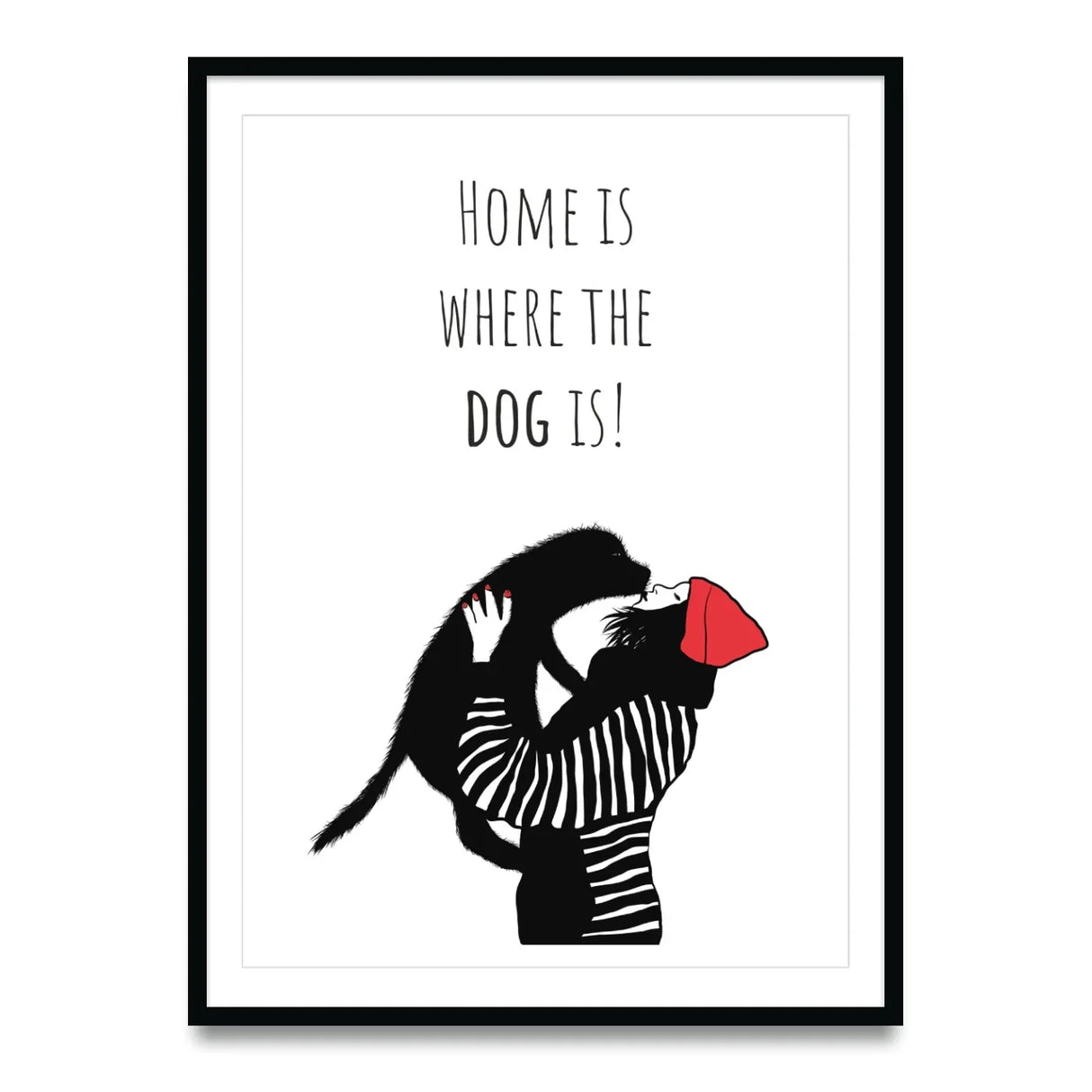 Home is where the dog is Poster kaufen | Ulrike Wathling