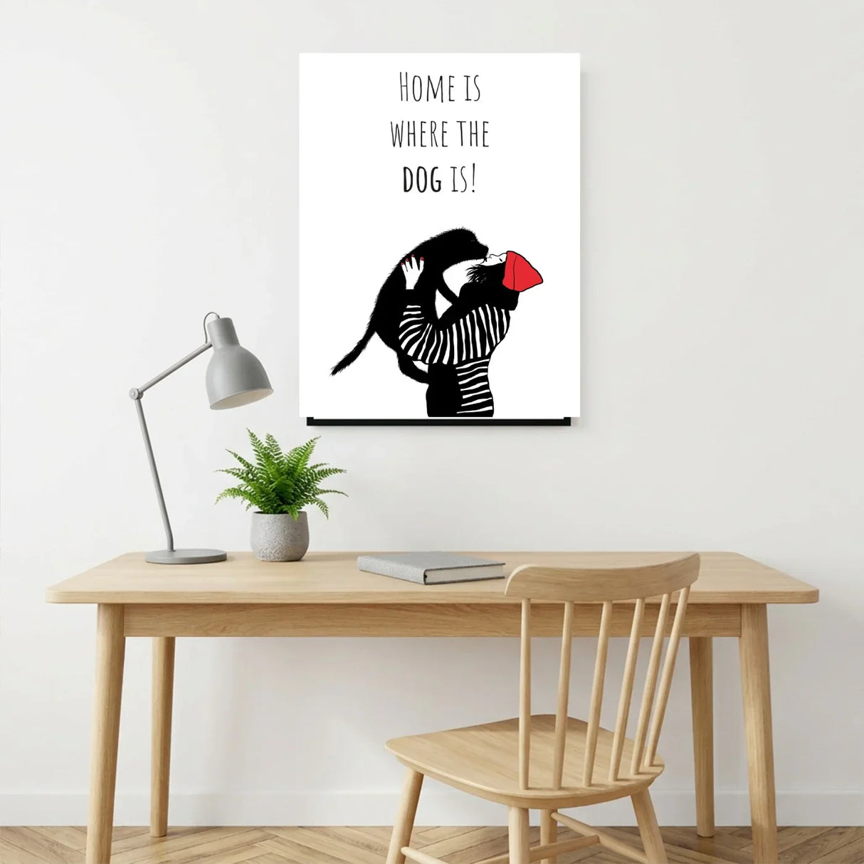 Home is where the dog is Poster kaufen | Ulrike Wathling