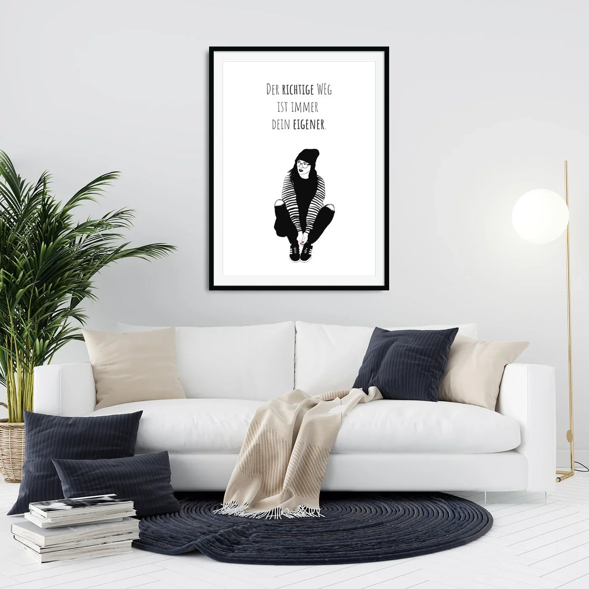 Der richtige Weg ist immer dein eigener Poster kaufen | Ulrike Wathling