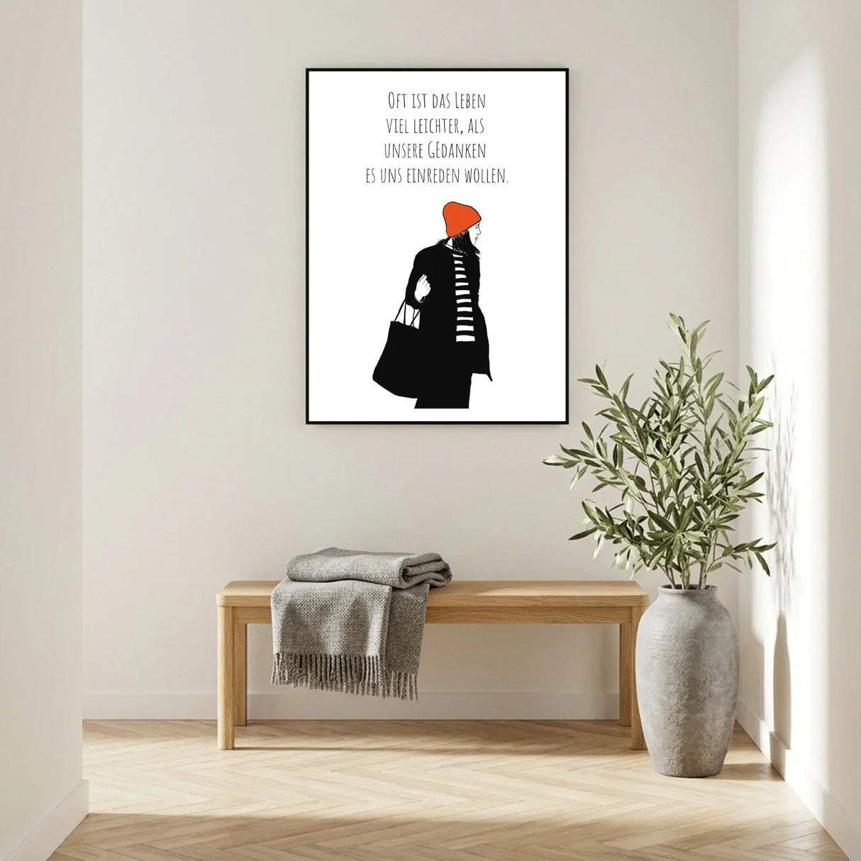 Poster - Oft ist das Leben viel leichter Poster kaufen | Ulrike Wathling
