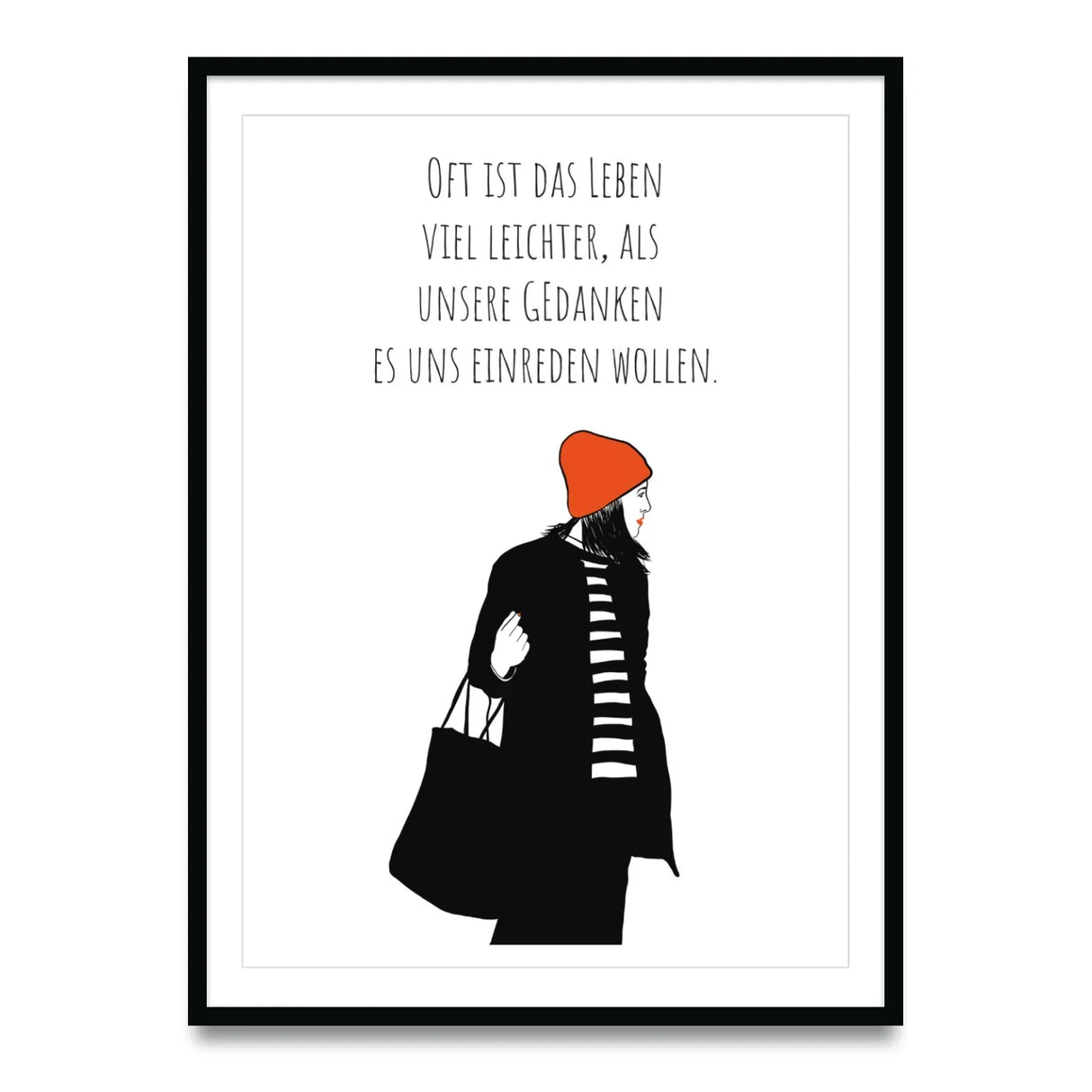Poster - Oft ist das Leben viel leichter Poster kaufen | Ulrike Wathling