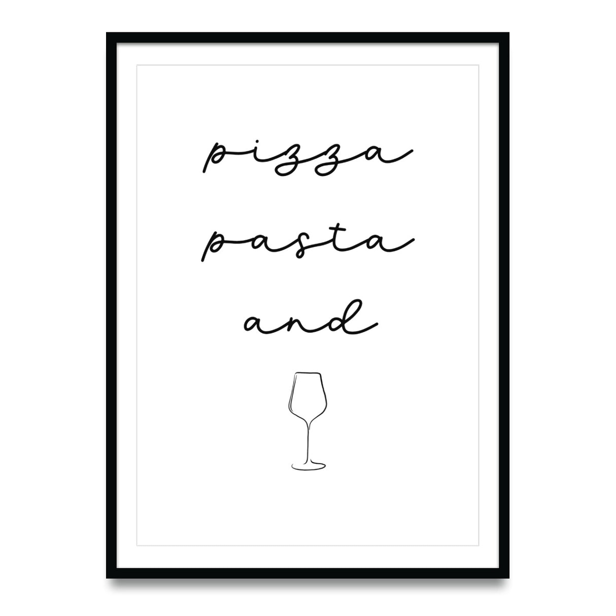 Pizza Pasta and Vino – Poster