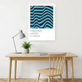 Happiess comes in waves - Poster