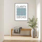Clarity over chaos - Poster