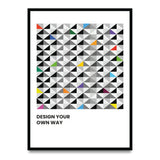 Design your own way - Poster