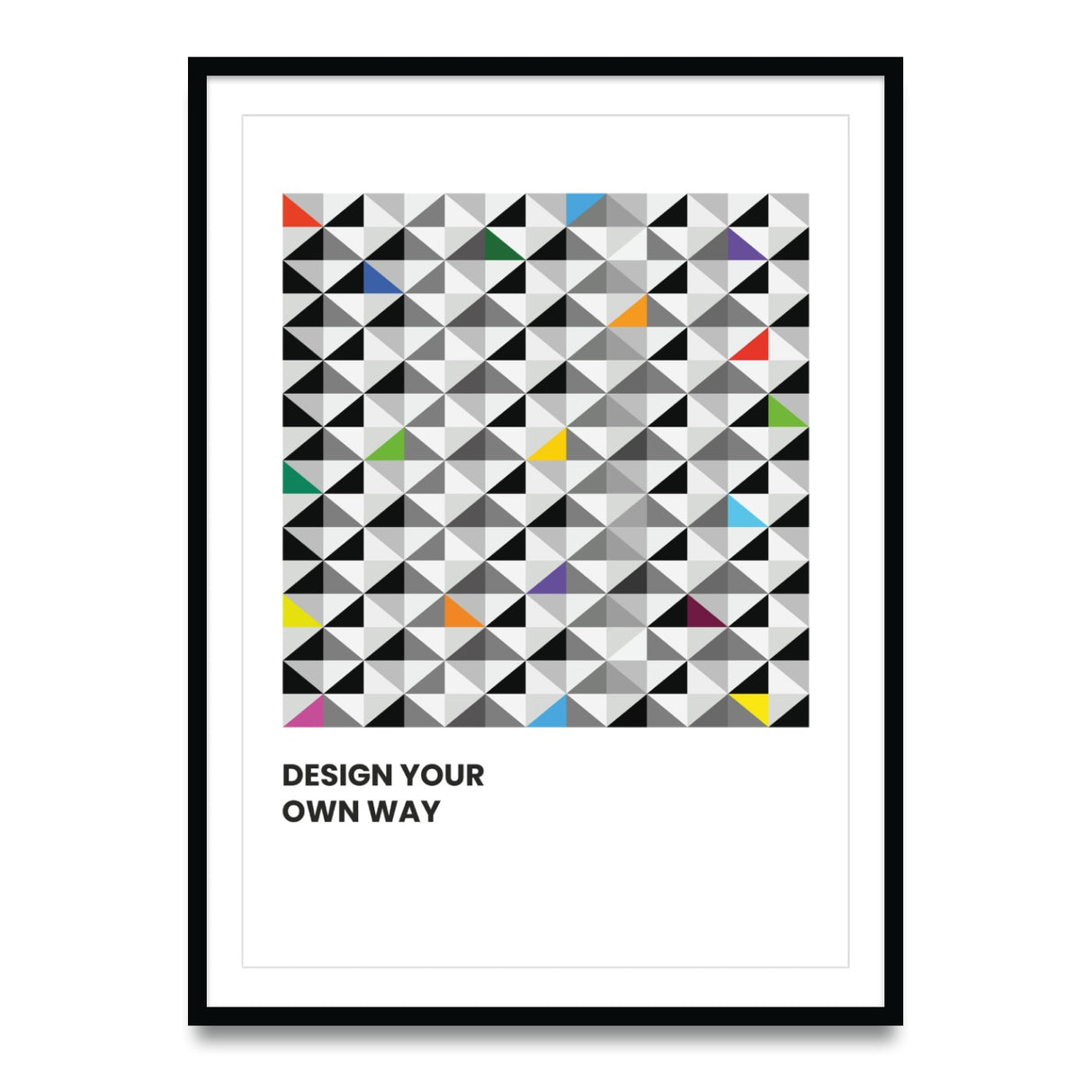 Design your own way - Poster