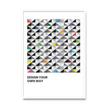 Design your own way - Poster