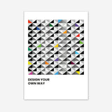 Design your own way - Poster