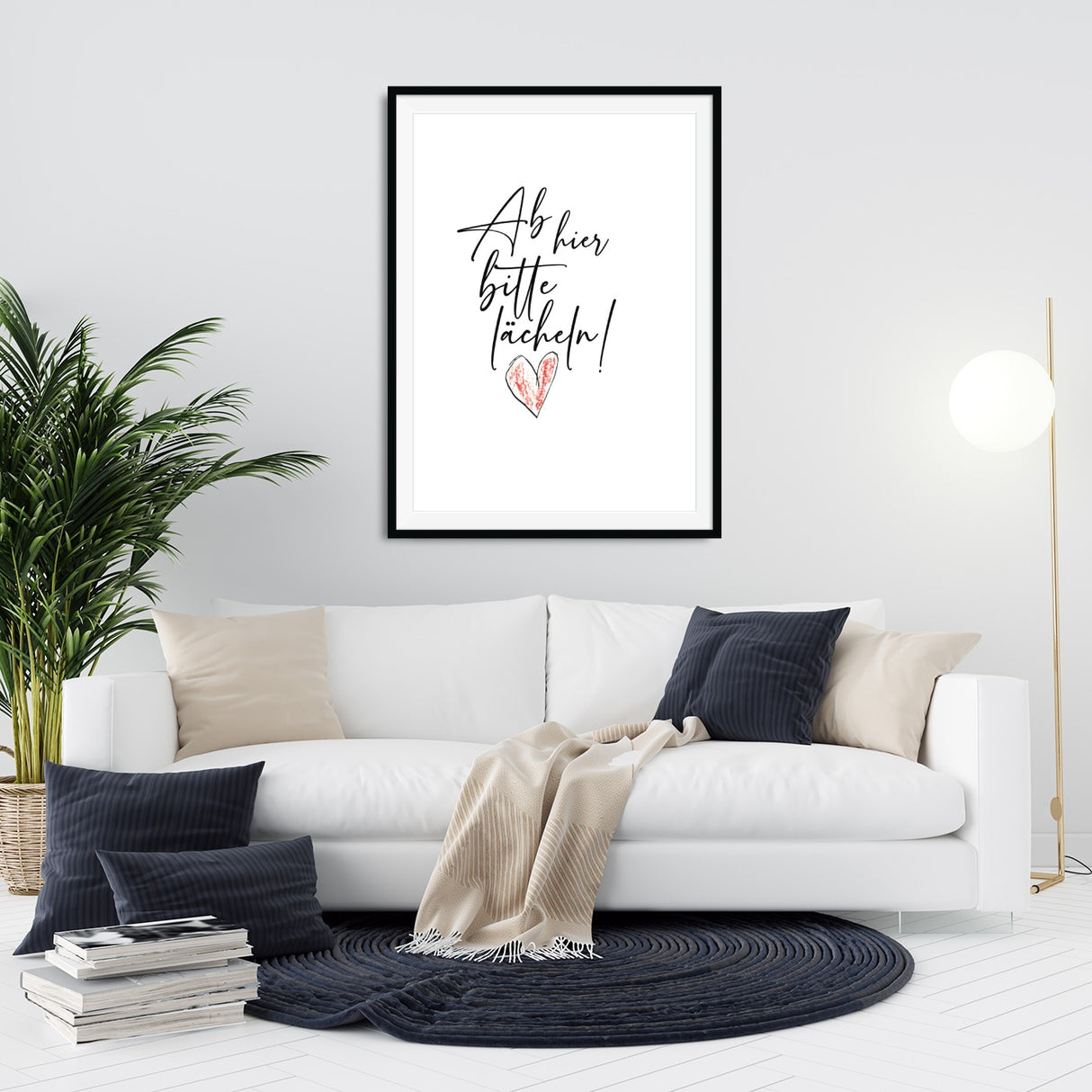 Ab hier bitte lächeln – Poster