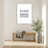 Alle sagten das geht nicht – Poster