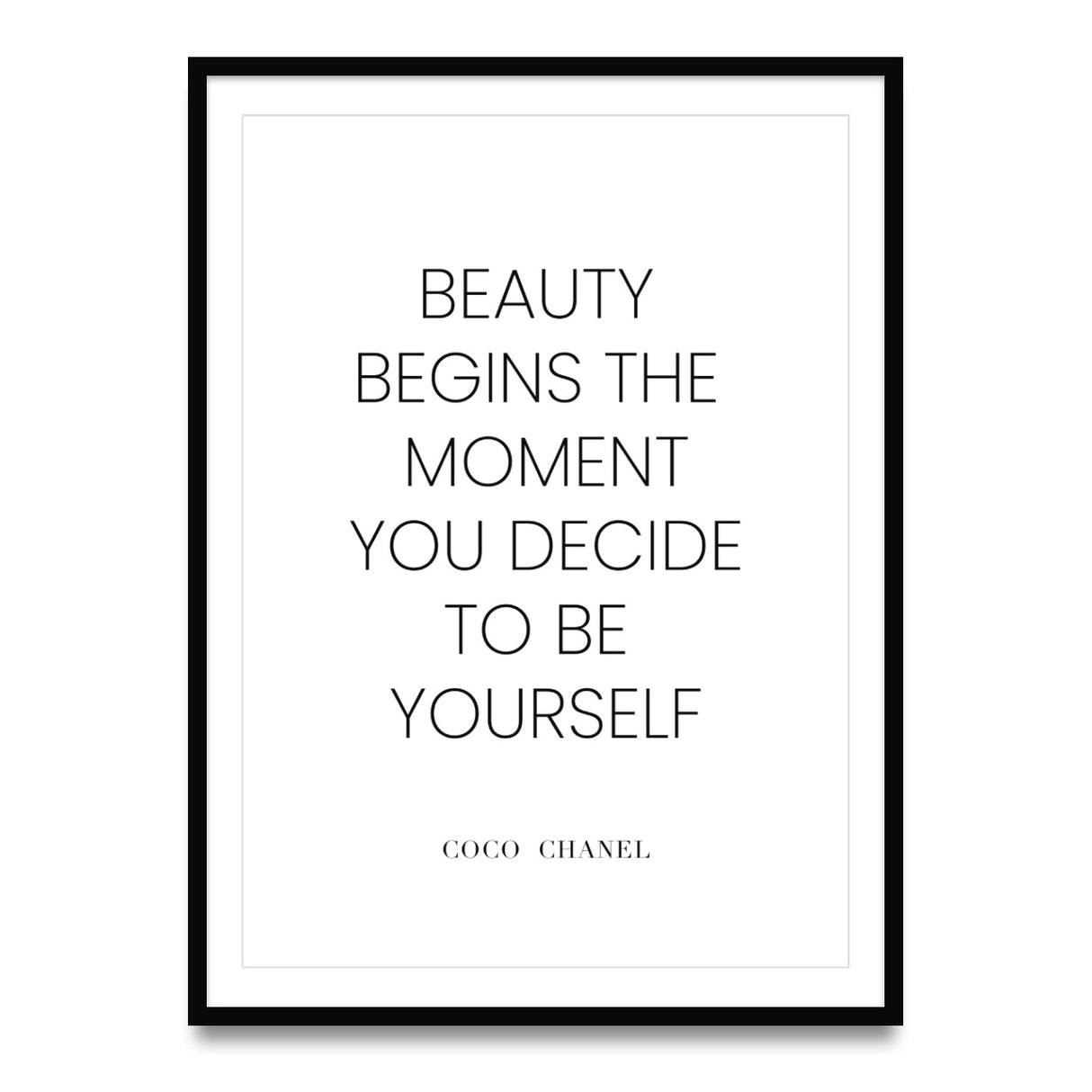 Coco Chanel – Poster