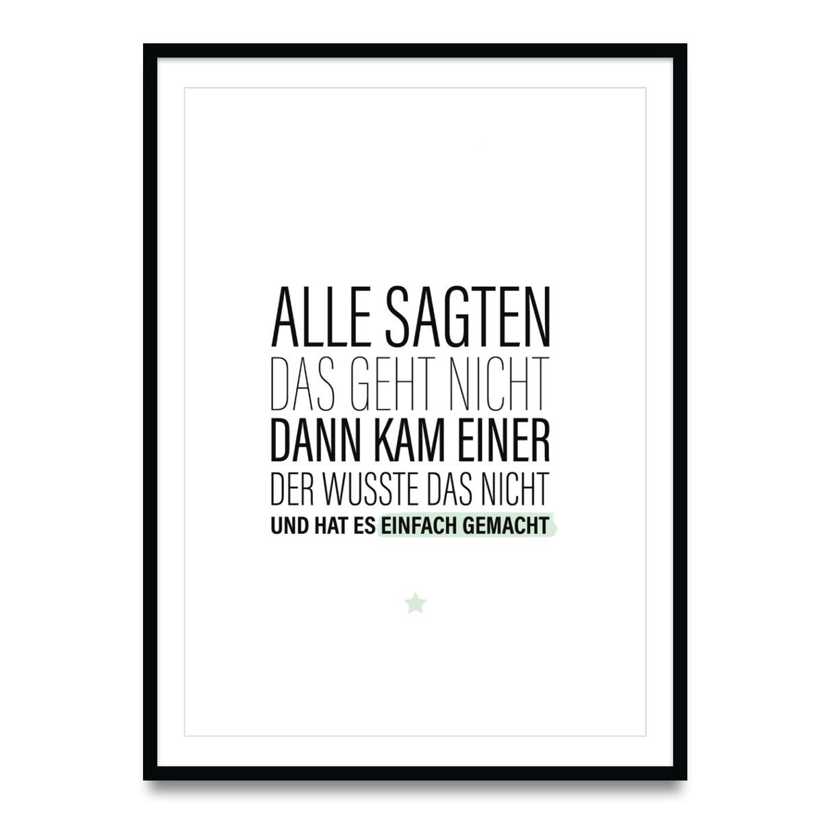 Alle sagten das geht nicht – Poster