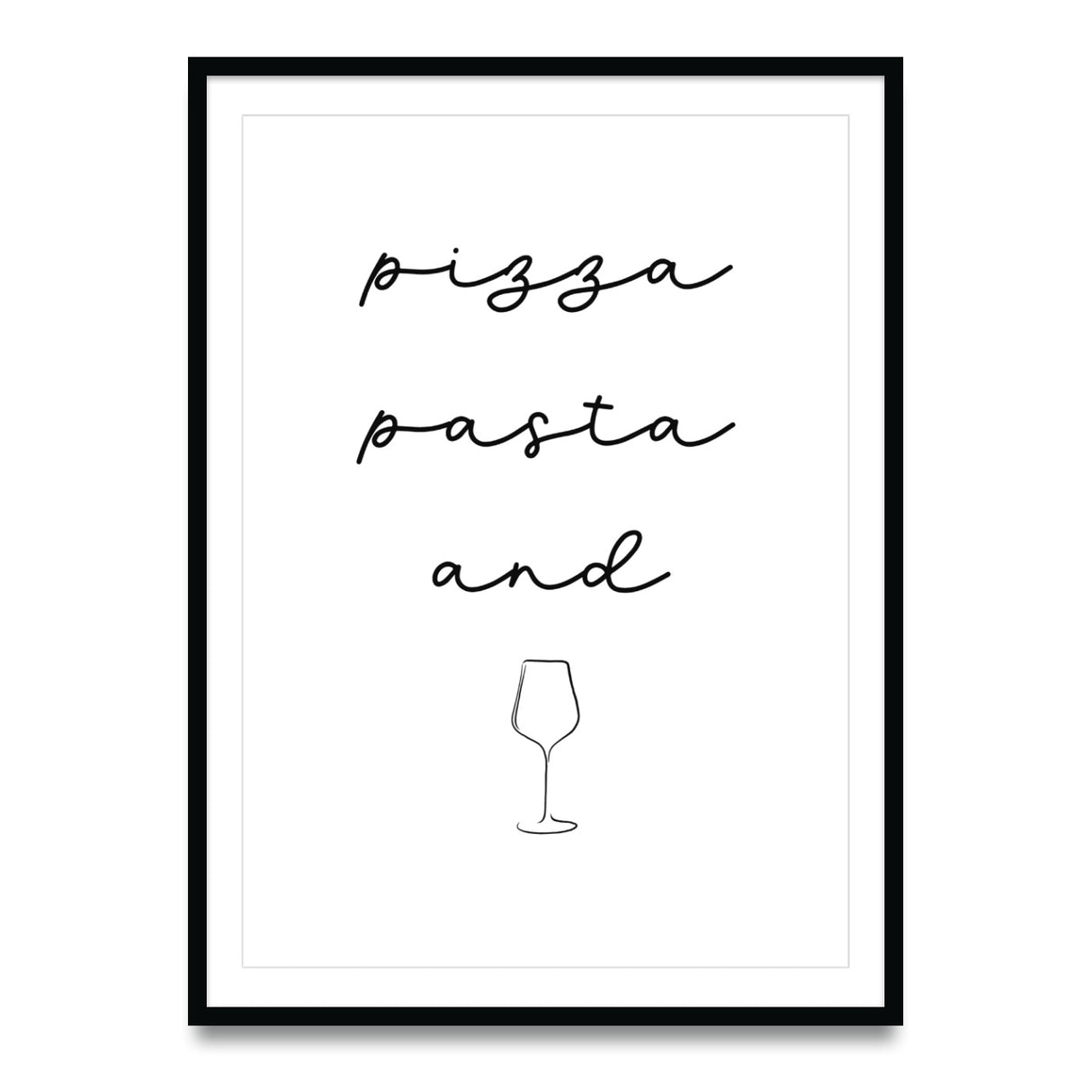 Pizza Pasta and Vino – Poster