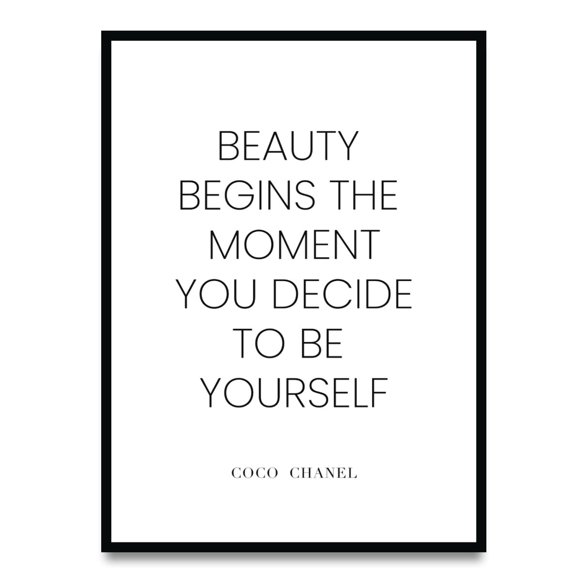 Coco Chanel – Poster