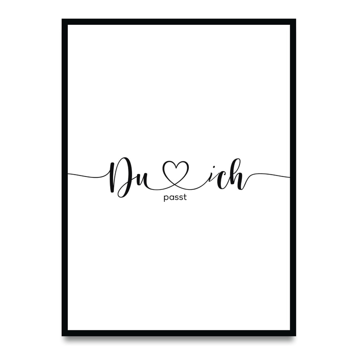 Du, ich, passt - Poster